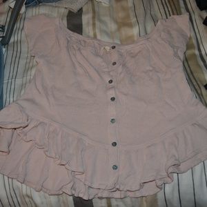 Pink LA HEARTS Short Sleeve Top